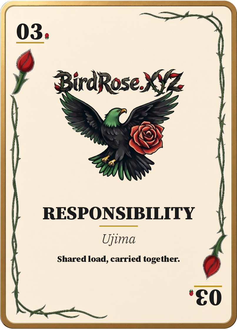 03 Responsibility (Ujima) — front
