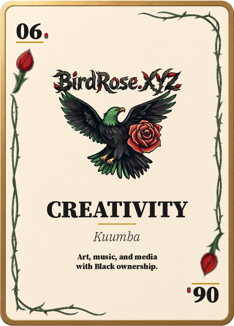 06 Creativity (Kuumba) — front
